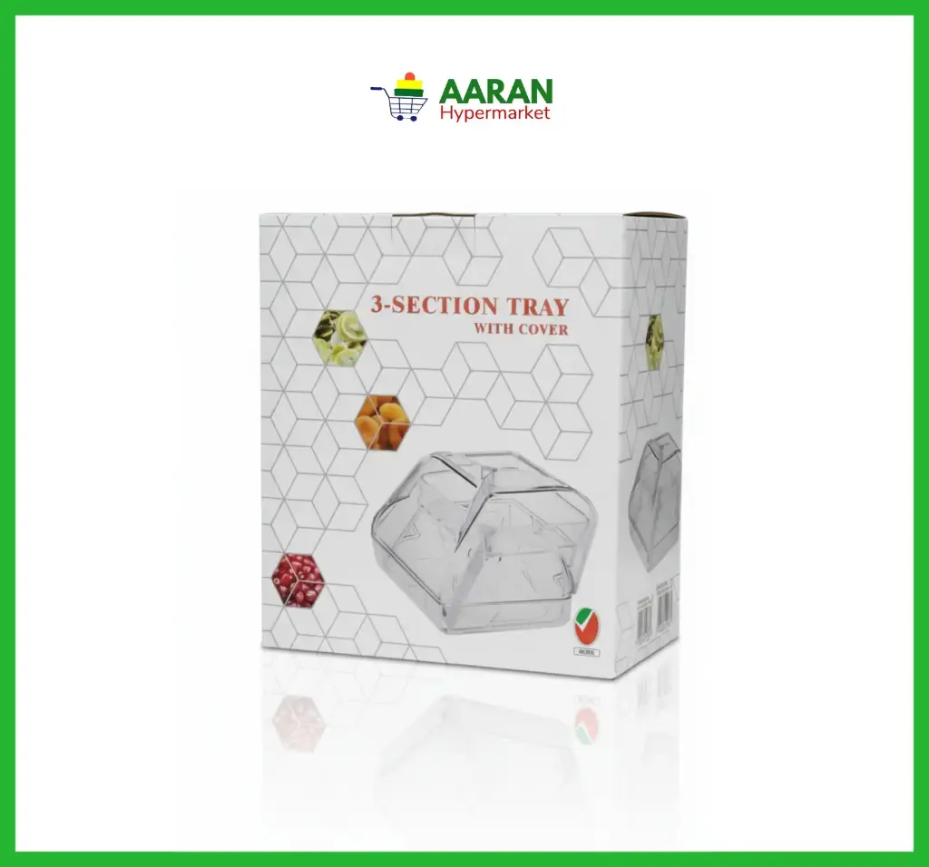 3-Section Tray With Cover Tl0113536 | Aaran Online Market